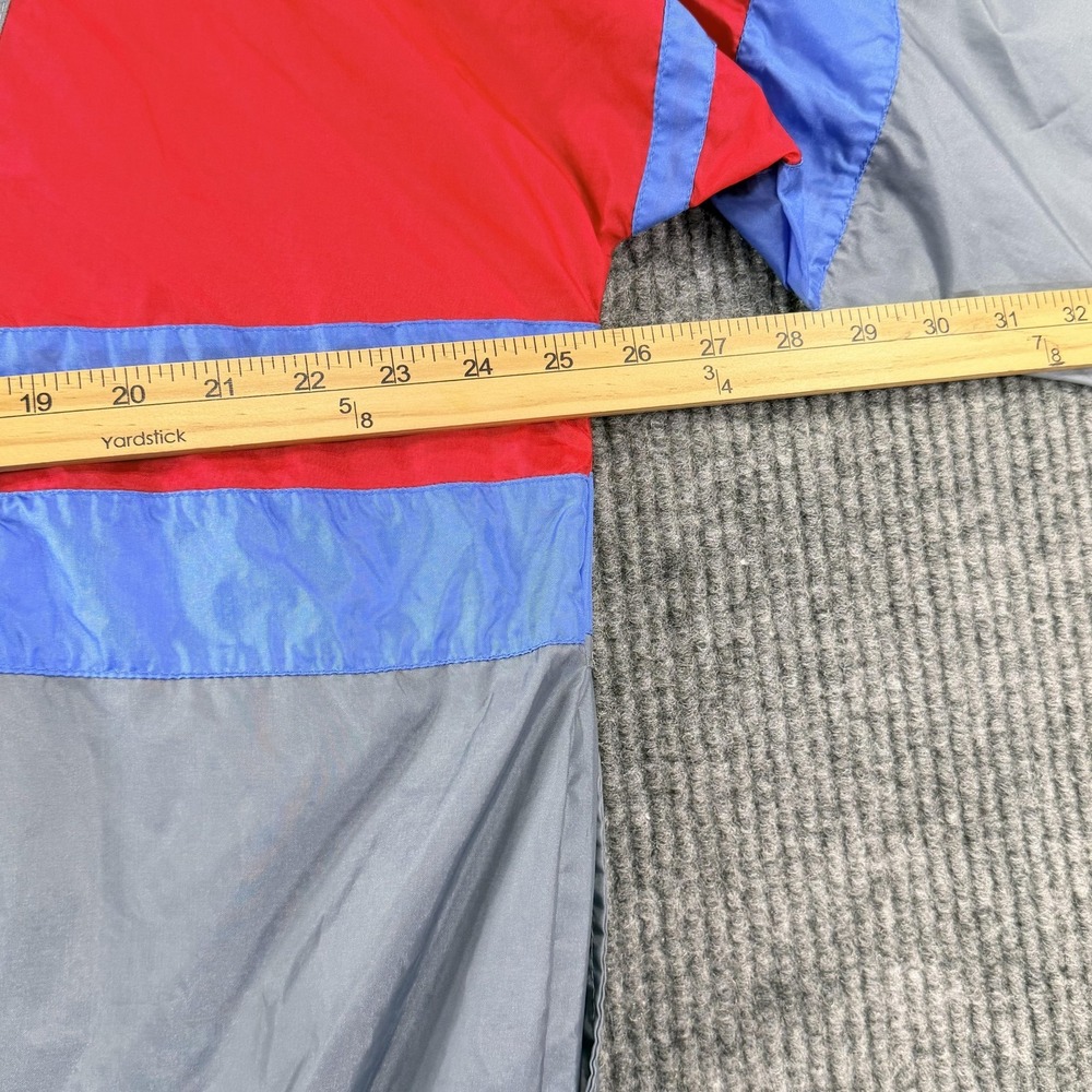 Vintage‎ Wilson Jacket Mens XL Gray Red Blue 1/2 Zip Windbreaker Pullover Korea - Picture 11 of 13